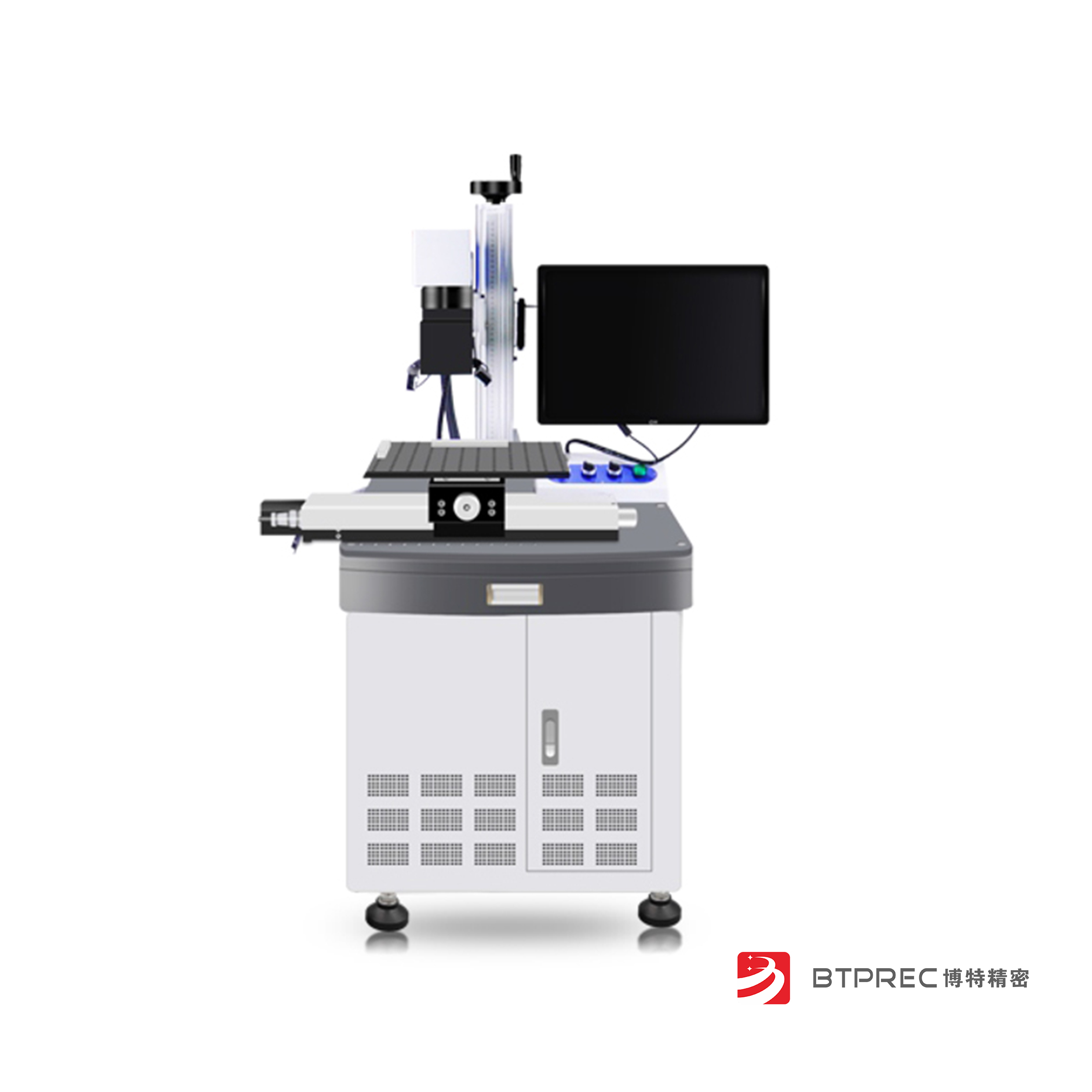 CCD視覺定位加持！博特精密光纖激光打標機助力電子制造業效率翻倍